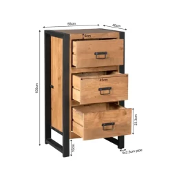 StarFurn - Halkast Boaz 3 lades - naturel