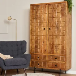 StarFurn - Kabinet Brandy - 100 cm - naturel