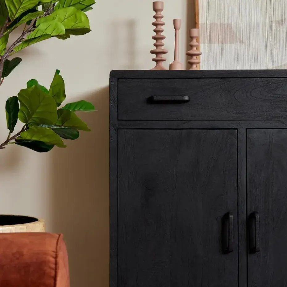 StarFurn - Kabinet kast Omaha - 100 cm - zwart