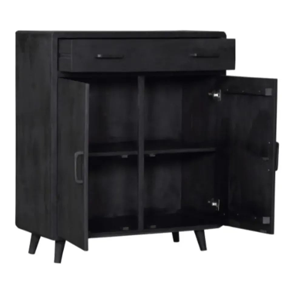 StarFurn - Kabinet kast Omaha - 100 cm - zwart