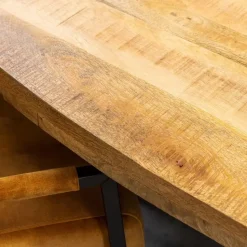 StarFurn - Ovale eettafel Denver - 160 cm - naturel