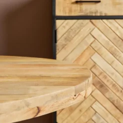 StarFurn - Ovale eettafel Denver - 160 cm - naturel