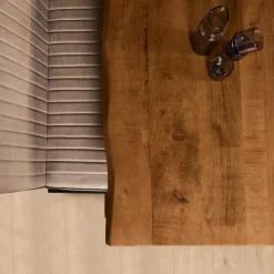 StarFurn - Rechthoekige boomstamtafel Boston - 160 cm - naturel