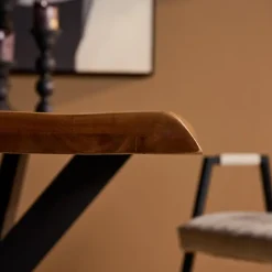 StarFurn - Rechthoekige boomstamtafel Boston - 160 cm - naturel