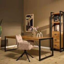 StarFurn - Rechthoekige eettafel Boaz - 220 cm - naturel