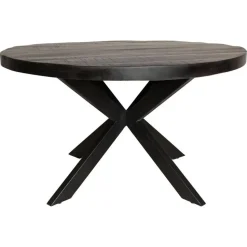 StarFurn - Ronde eettafel Denver - ø140 cm - zwart