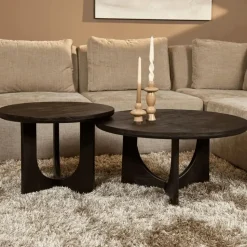 StarFurn - Salontafel Guus - zwart - 60 cm