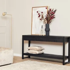 StarFurn - Sidetable Boaz - 150 cm - zwart