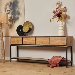 StarFurn - Sidetable RichWood 180 cm - naturel