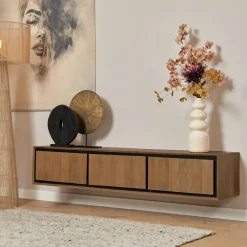 Starfurn - Tv meubel RichWood - Bruin - 35x160x30 cm