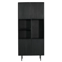 StarFurn - Vakkenkast Madison 90 cm - zwart