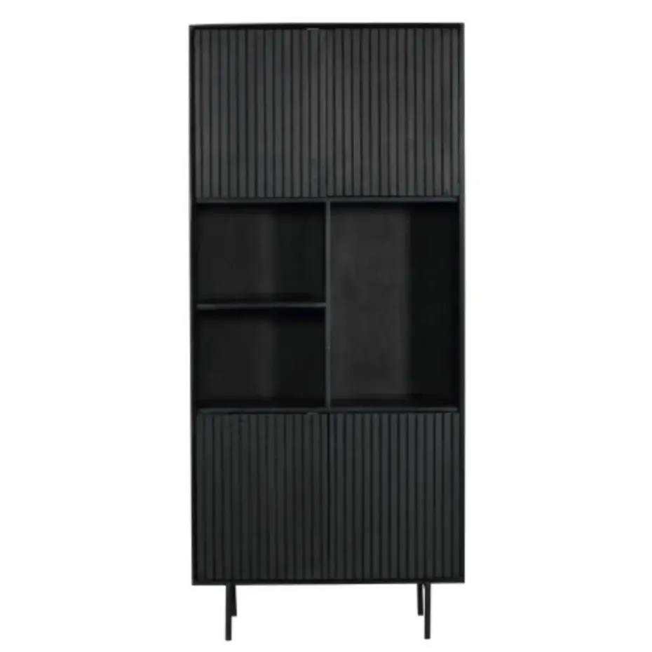 StarFurn - Vakkenkast Madison 90 cm - zwart