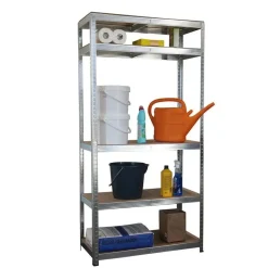 Stellingkast / Magazijnstelling - Zilver - 5 planken