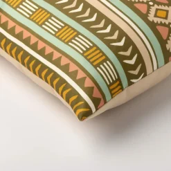 STEVIE - buitenkussen 30x50 cm - Olive Branch - multicolor - groen