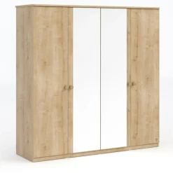 Stockholm 4 deurs kledingkast kinderkamer