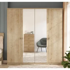 Stockholm 4 deurs kledingkast kinderkamer