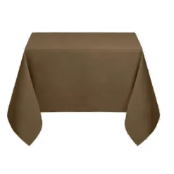 Stof Textile Tafelkleed - 180 x 180 cm - khaki - Tafellaken