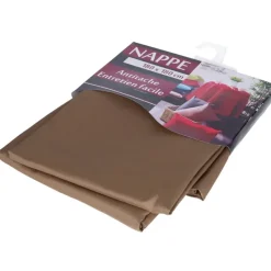 Stof Textile Tafelkleed - 180 x 180 cm - khaki - Tafellaken