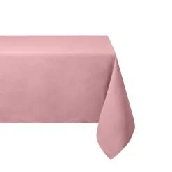 Stof Textile Tafelkleed - 145 x 240 cm - oud roze - Tafellaken