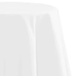 Stof Textiles Tafelkleed - Dia 180 cm - wit - Tafellaken