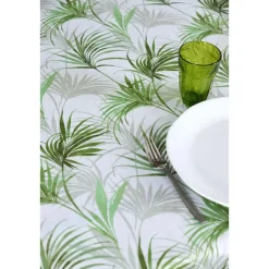 Stof Textiles Tafelkleed - 145 x 240 cm - palmbladeren Tafellaken
