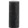Stompkaars rustiek - zwart - 17xØ7 cm