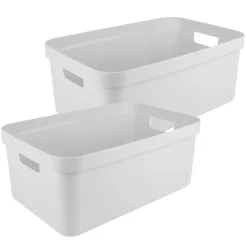 Sunware opbergbox Sigma - kunststof - 45L - wit