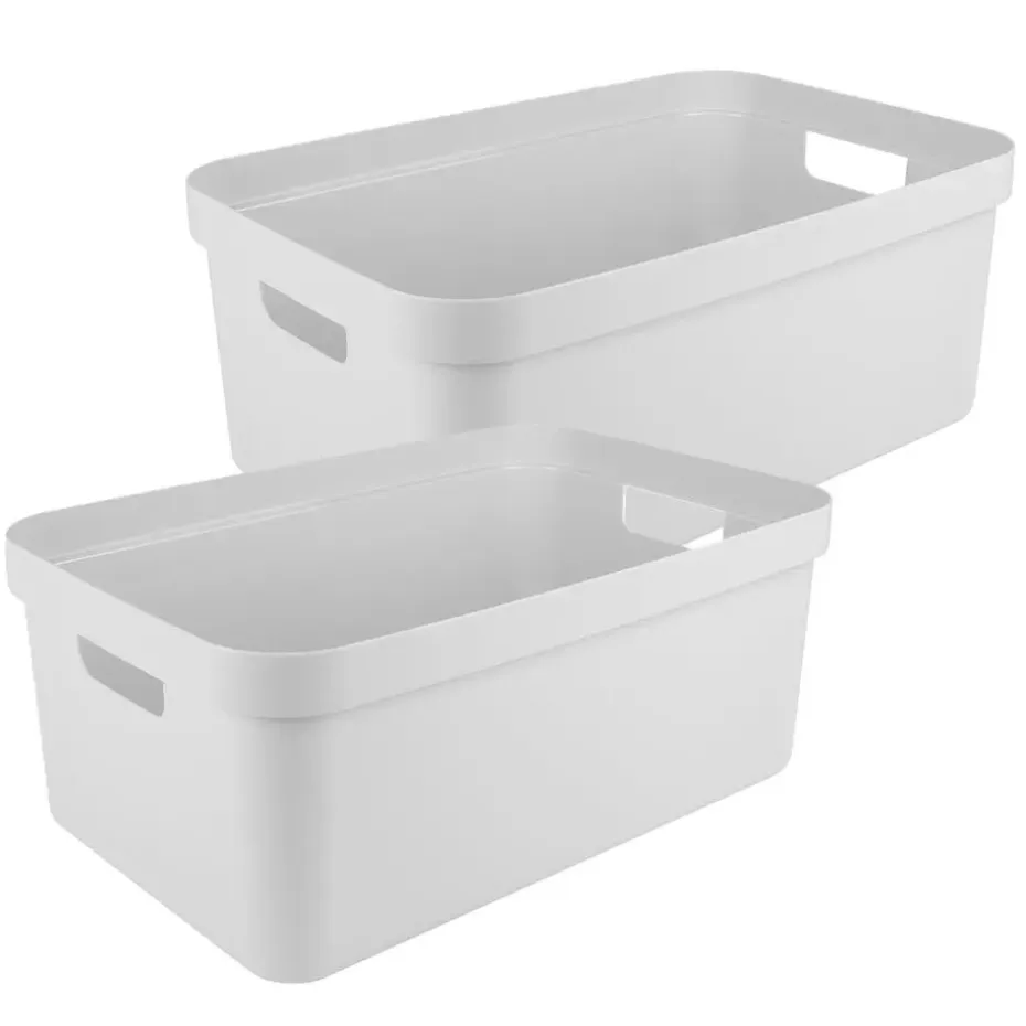 Sunware opbergbox Sigma - kunststof - 45L - wit