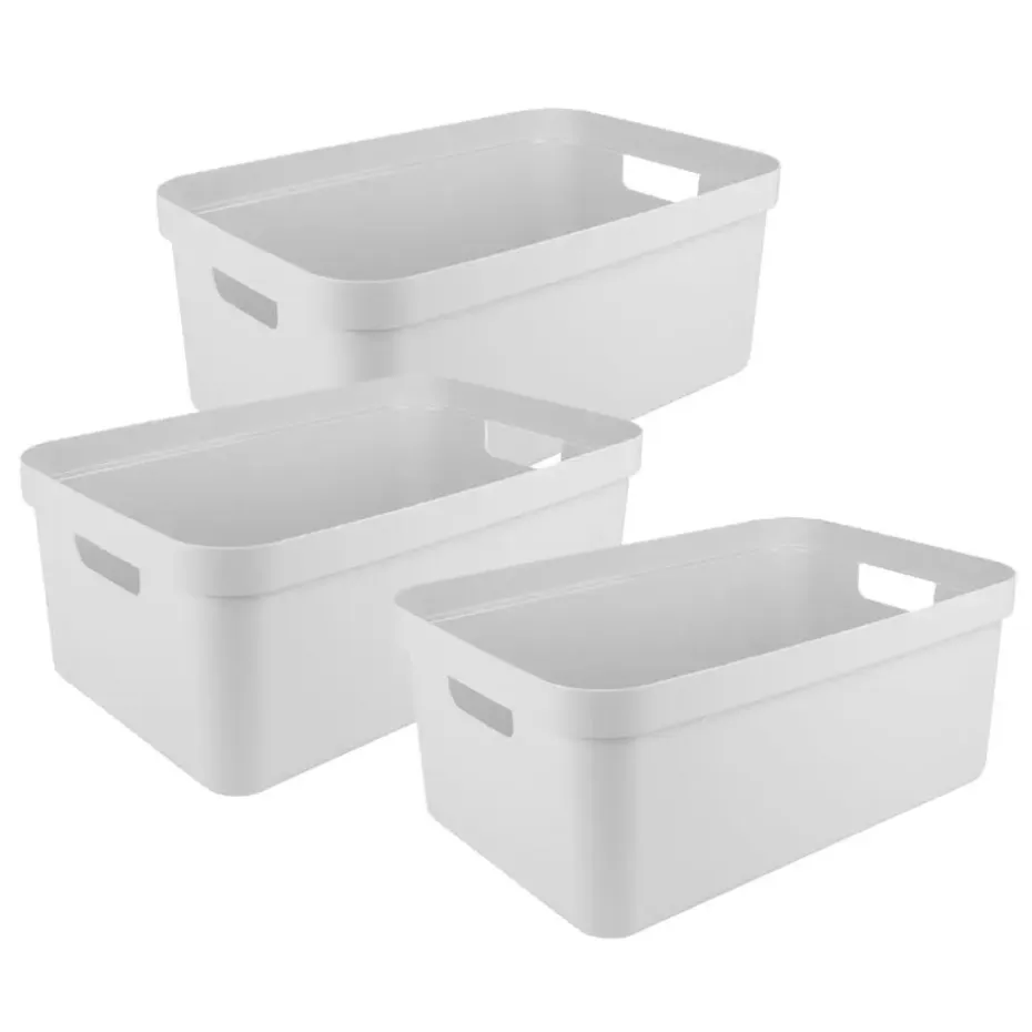 Sunware opbergbox Sigma - kunststof - 45L - wit