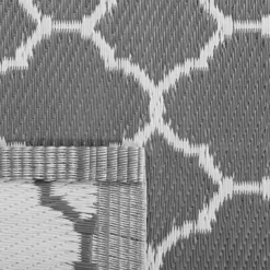 SURAT - Outdoor kleed - Grijs - 120 x 180 cm - Polypropyleen