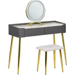 SURIN - Kaptafel - Grijs - MDF