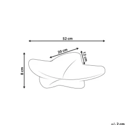 SURNA - Plafondlamp LED - Wit - Acryl