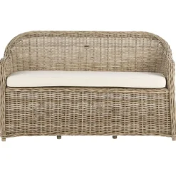 SUSUA - Tuinbank - Gebroken wit - 150 cm - Rotan