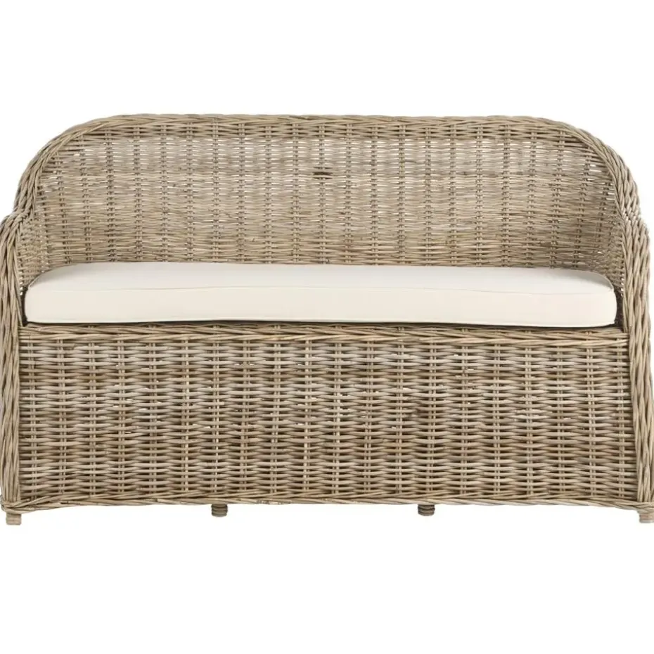 SUSUA - Tuinbank - Gebroken wit - 150 cm - Rotan