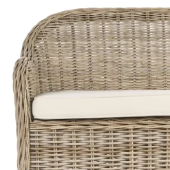 SUSUA - Tuinbank - Gebroken wit - 150 cm - Rotan