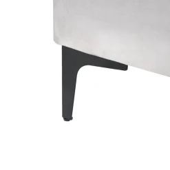 SUZETTE - Tweepersoonsbed - Lichtgrijs - 140 x 200 cm - Polyester