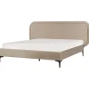 SUZETTE - Tweepersoonsbed - Beige - 140 x 200 cm - Polyester