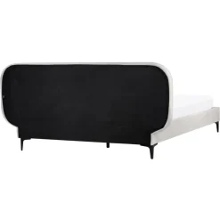 SUZETTE - Tweepersoonsbed - Lichtgrijs - 160 x 200 cm - Polyester