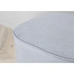 Svea - Arlo poef - rib - grijs