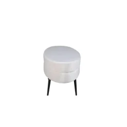 Svea - Axel hocker - velvet - beige