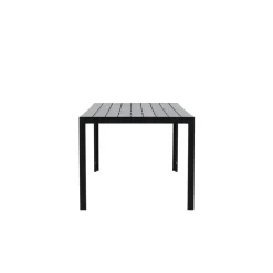 Svea - Farid tuintafel - 205 x 90 x 74 cm - zwart