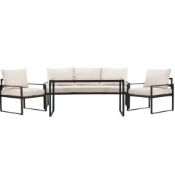 Svea - Fatima loungeset - zwart/beige