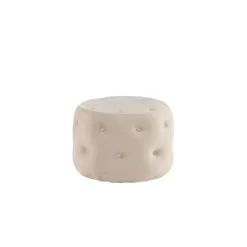 Svea - Juno hocker - velvet - beige