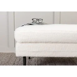 Svea - Kira hocker - teddy - wit