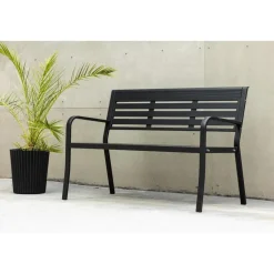 Svea - Layla tuinbank - 125 cm - zwart