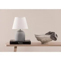 Svea - Malta ronde tafellamp - grijs