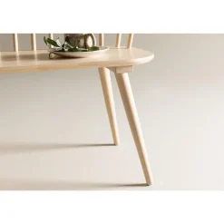 Svea - Rahimi eetkamerbank - 120 cm - naturel