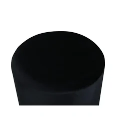 Svea - Remi poef - velvet - zwart