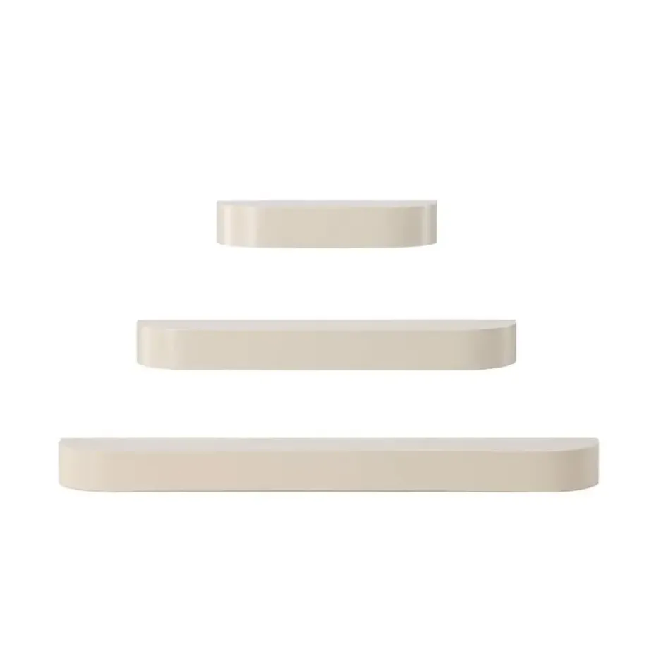 Svea - Rocco wanplanken - set van 3 - beige