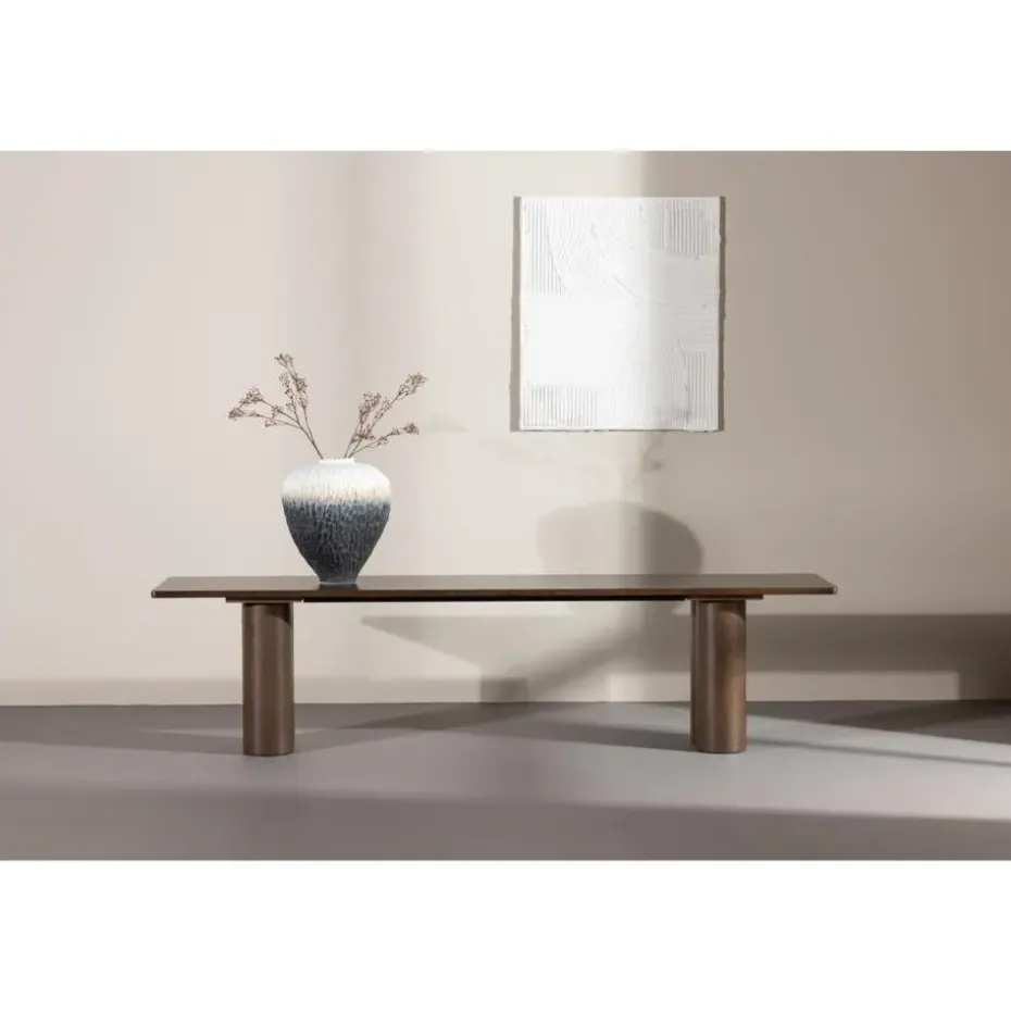 Svea - Rova eetkamerbank - 180 cm - mokka